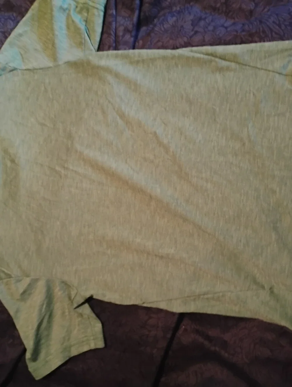 Nike Dri-FIT Green Heather Swoosh Tee